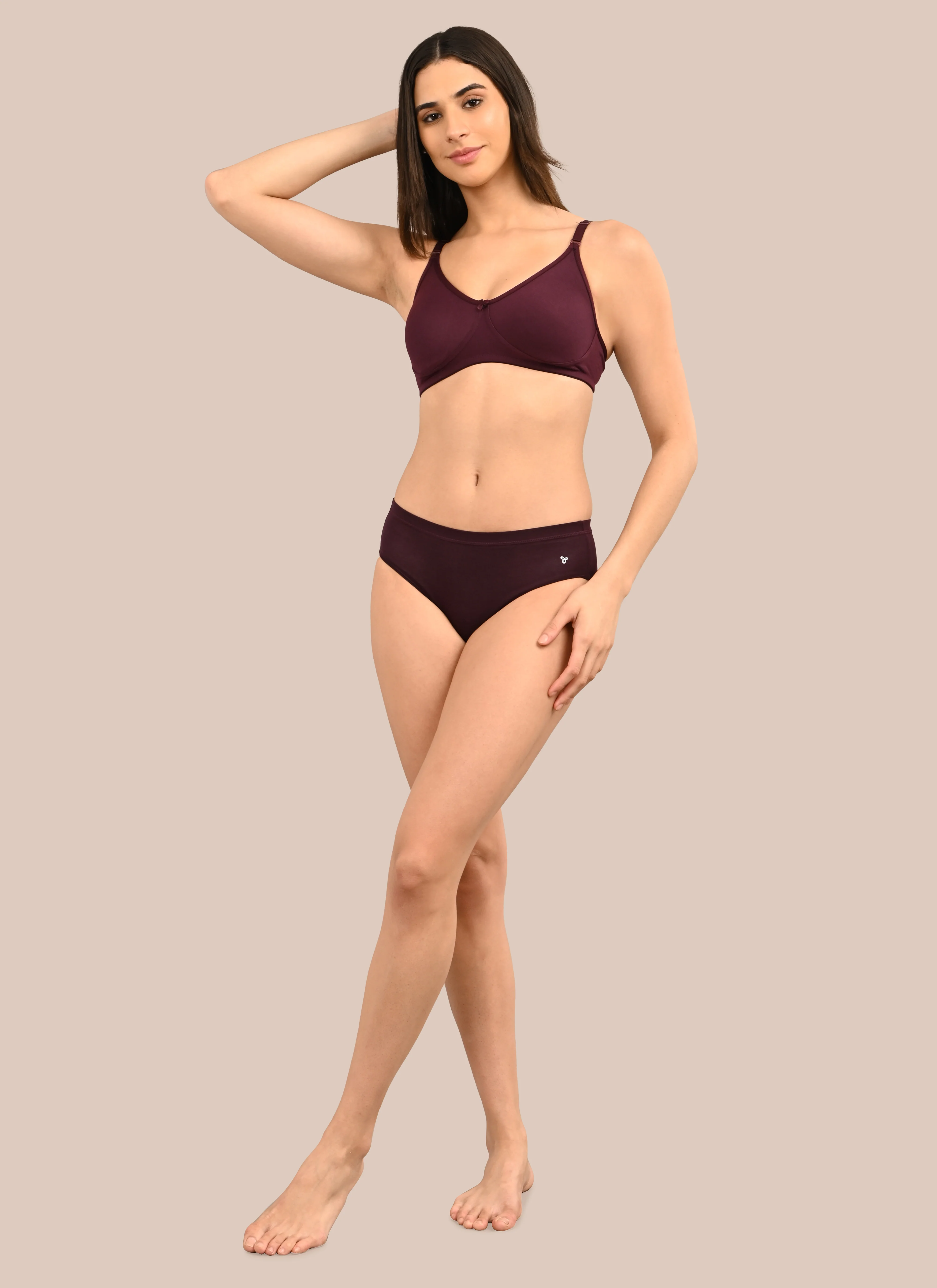 ZERA:Double Layered Moulded Bra - Image 5
