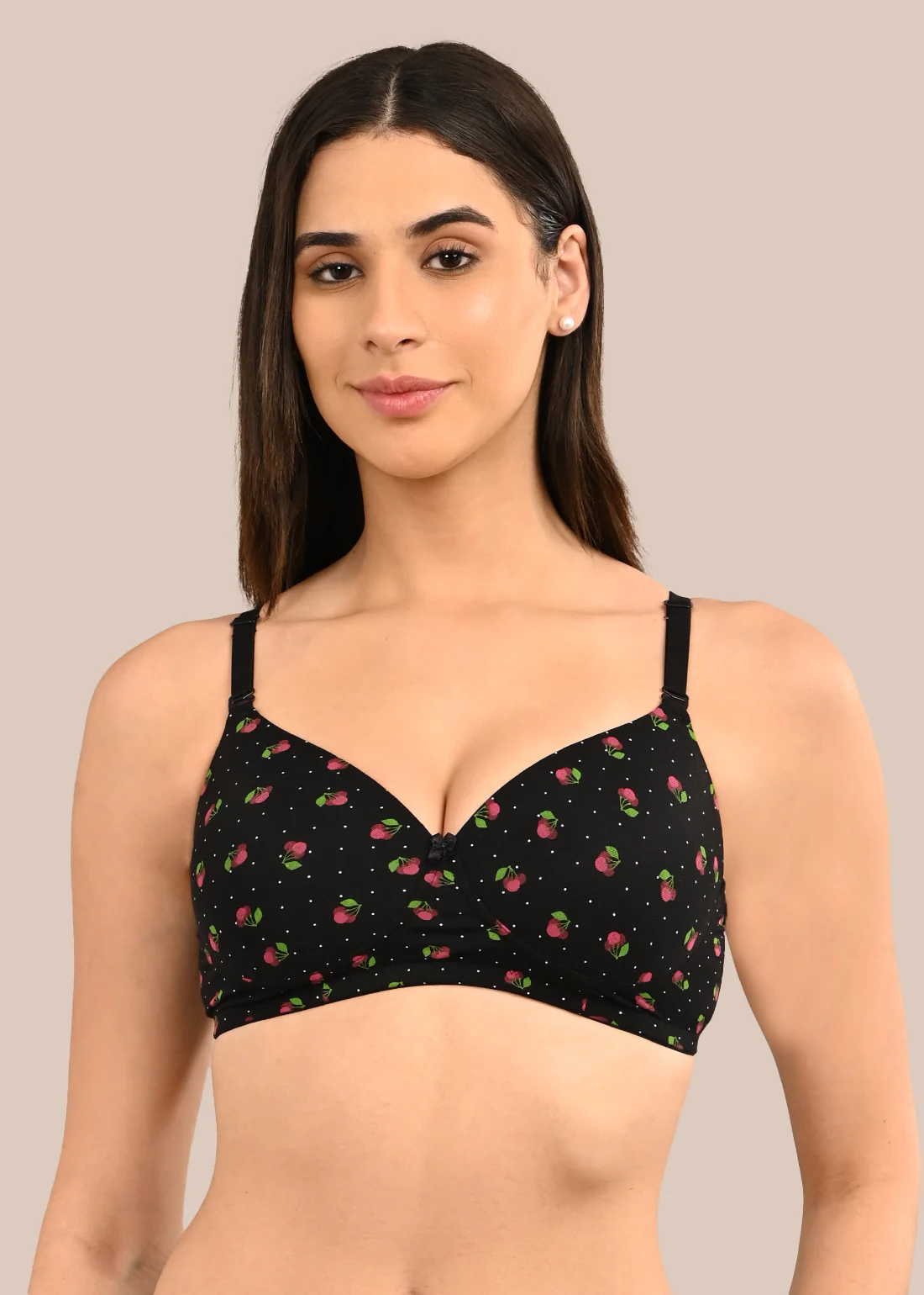 EZA :Padded Printed Bra