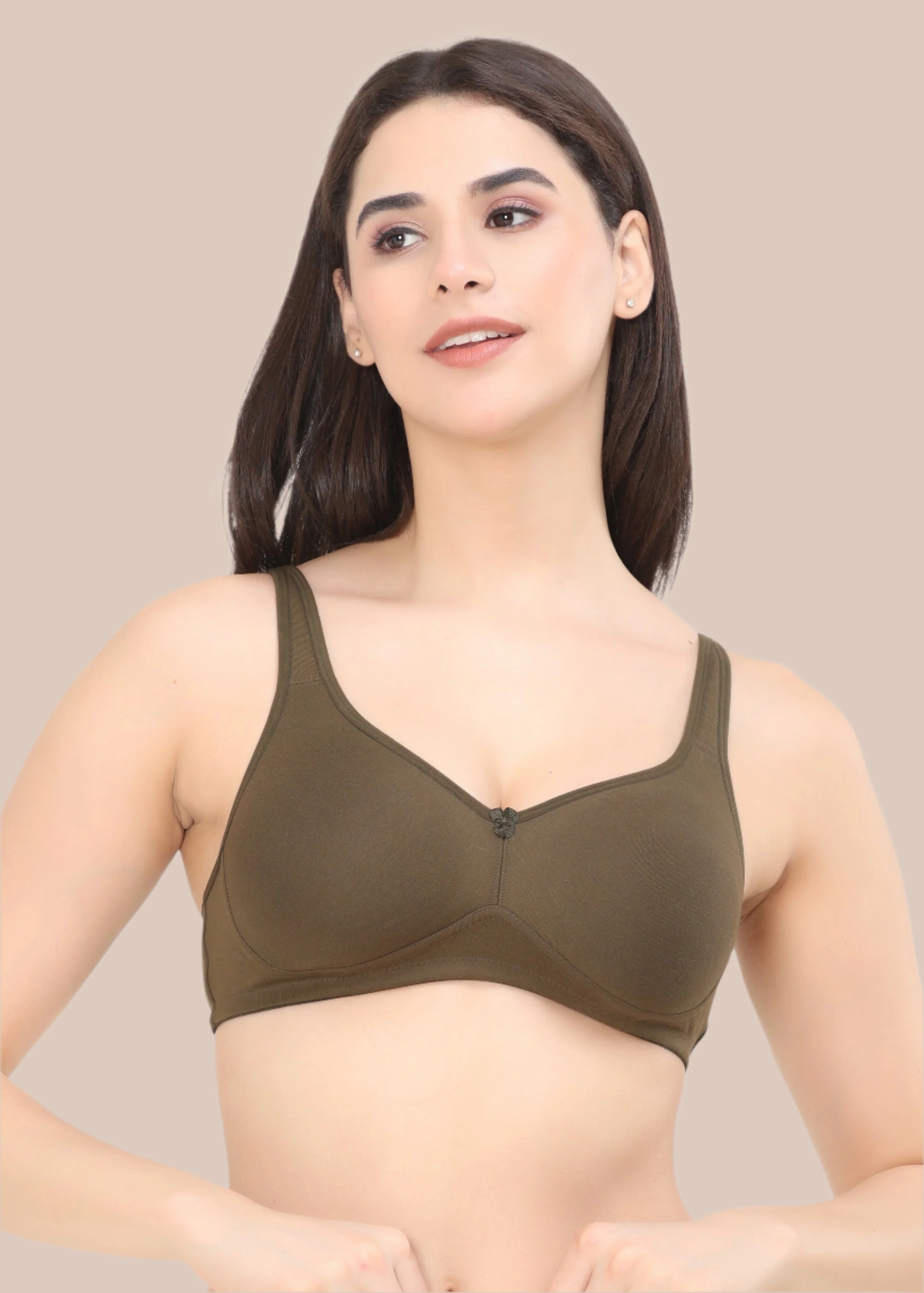 LORA:Foam Moulded Full Coverage Bra - Image 3