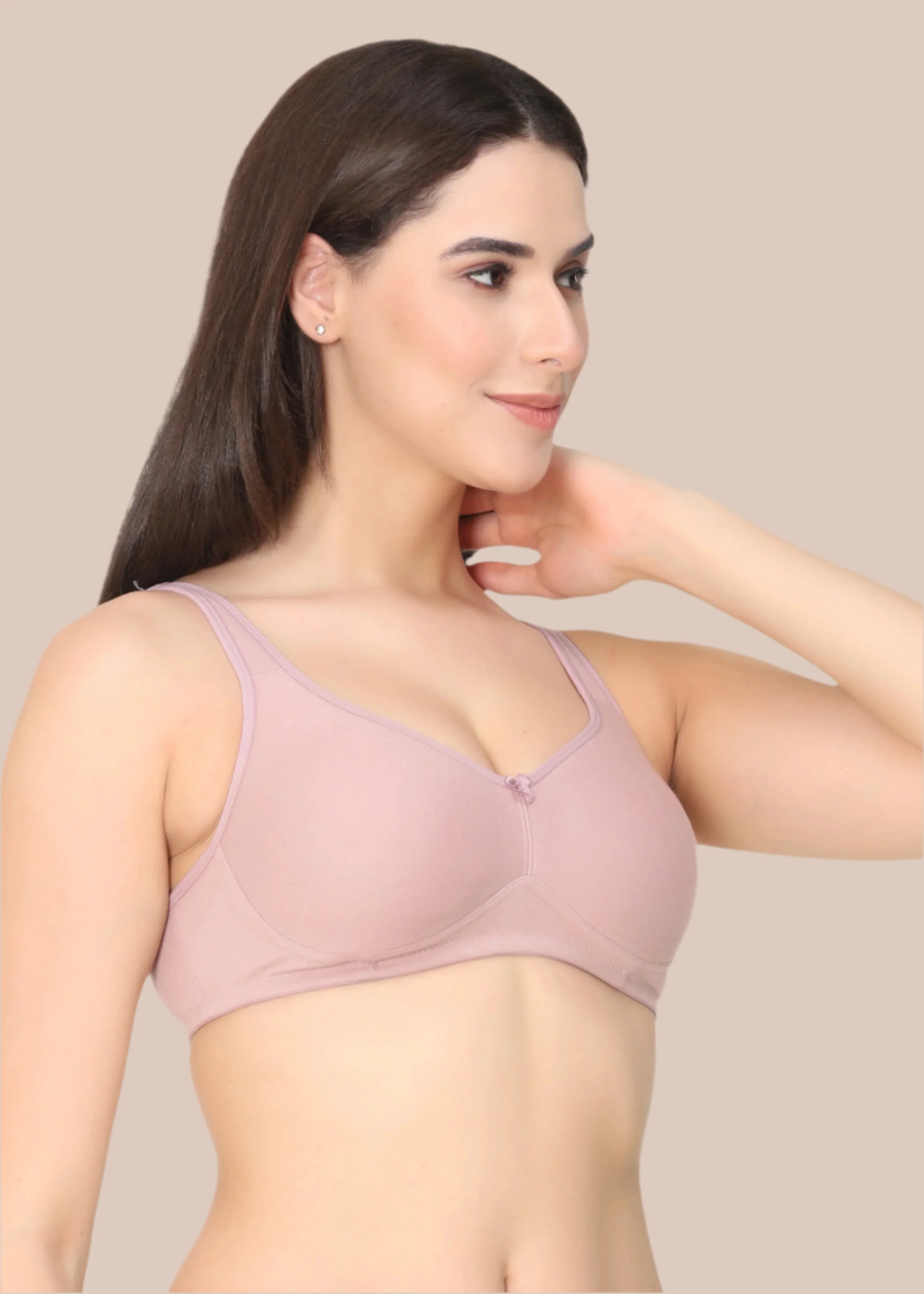 LORA:Foam Moulded Full Coverage Bra - Image 3