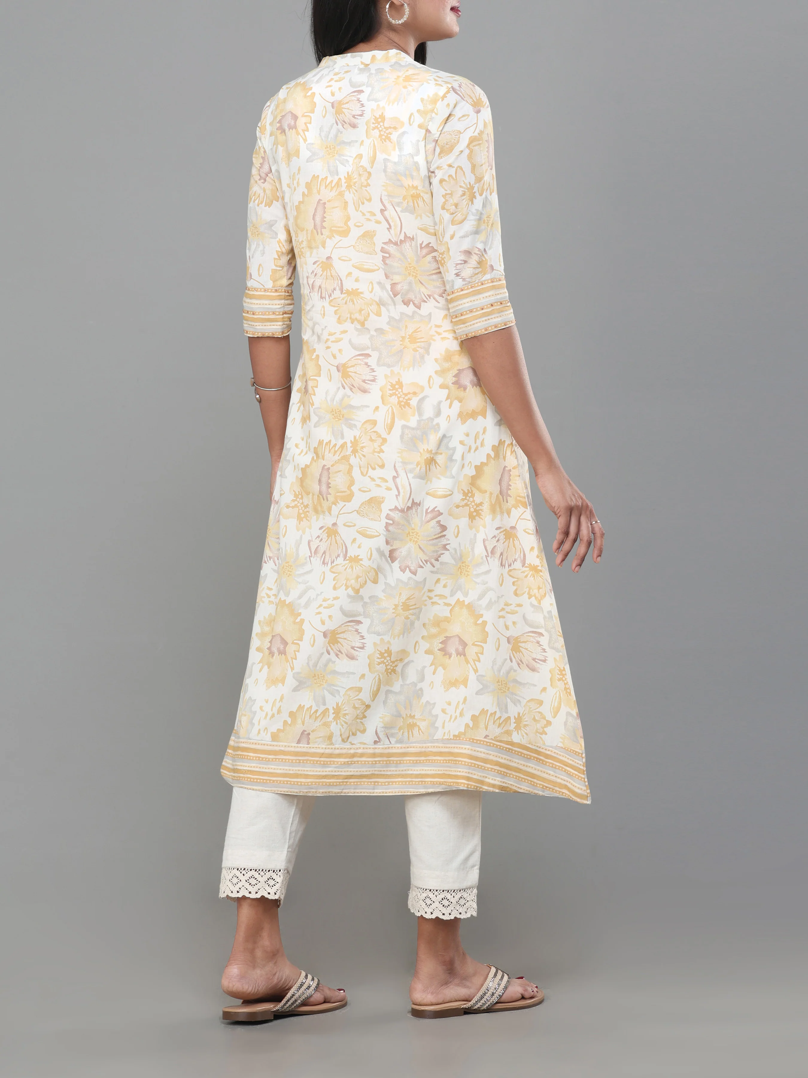 Multi Colour Pure Cotton Printed Kurti - Image 6