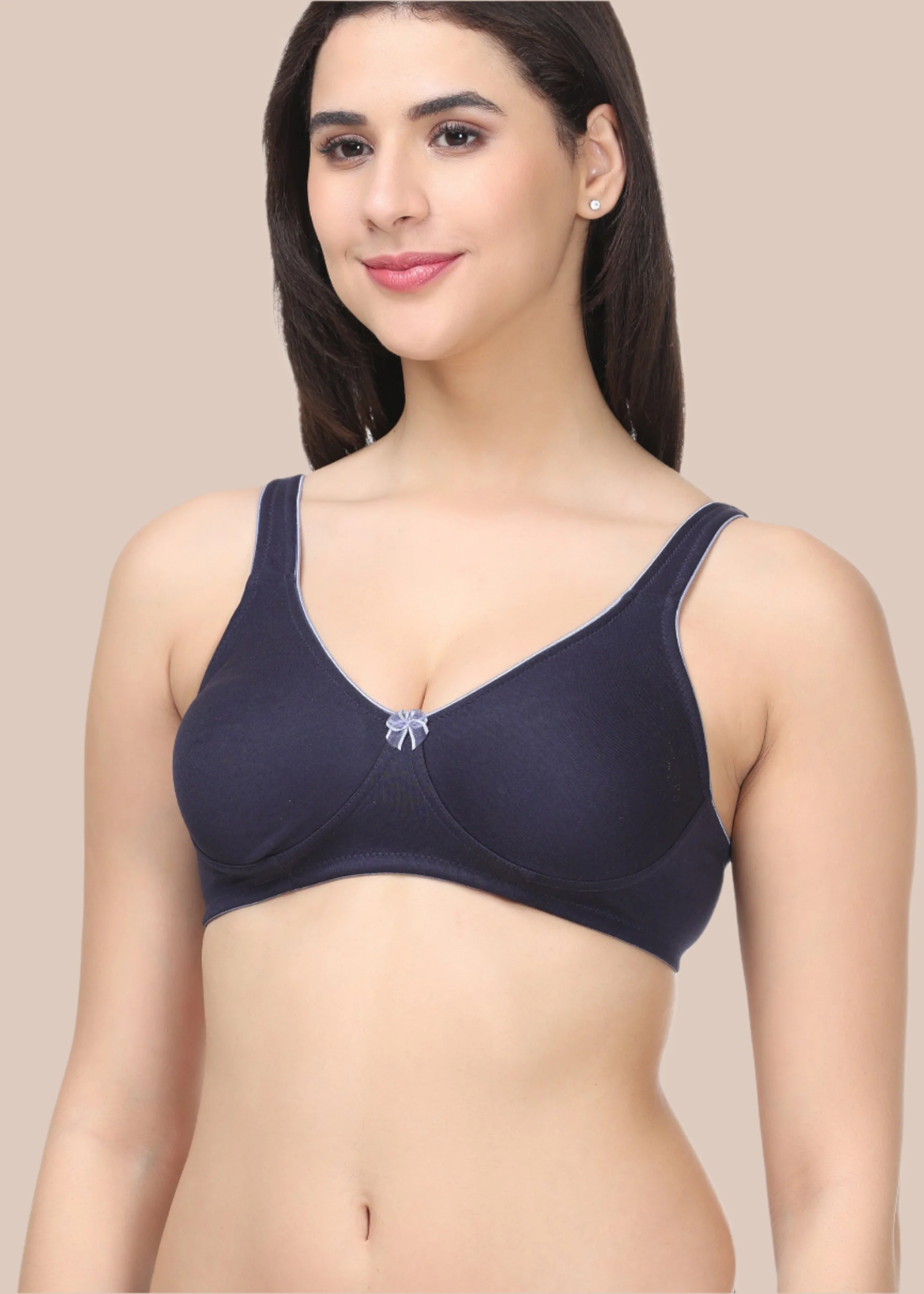 ZOE:Double Layered Moulded Bra - Image 4