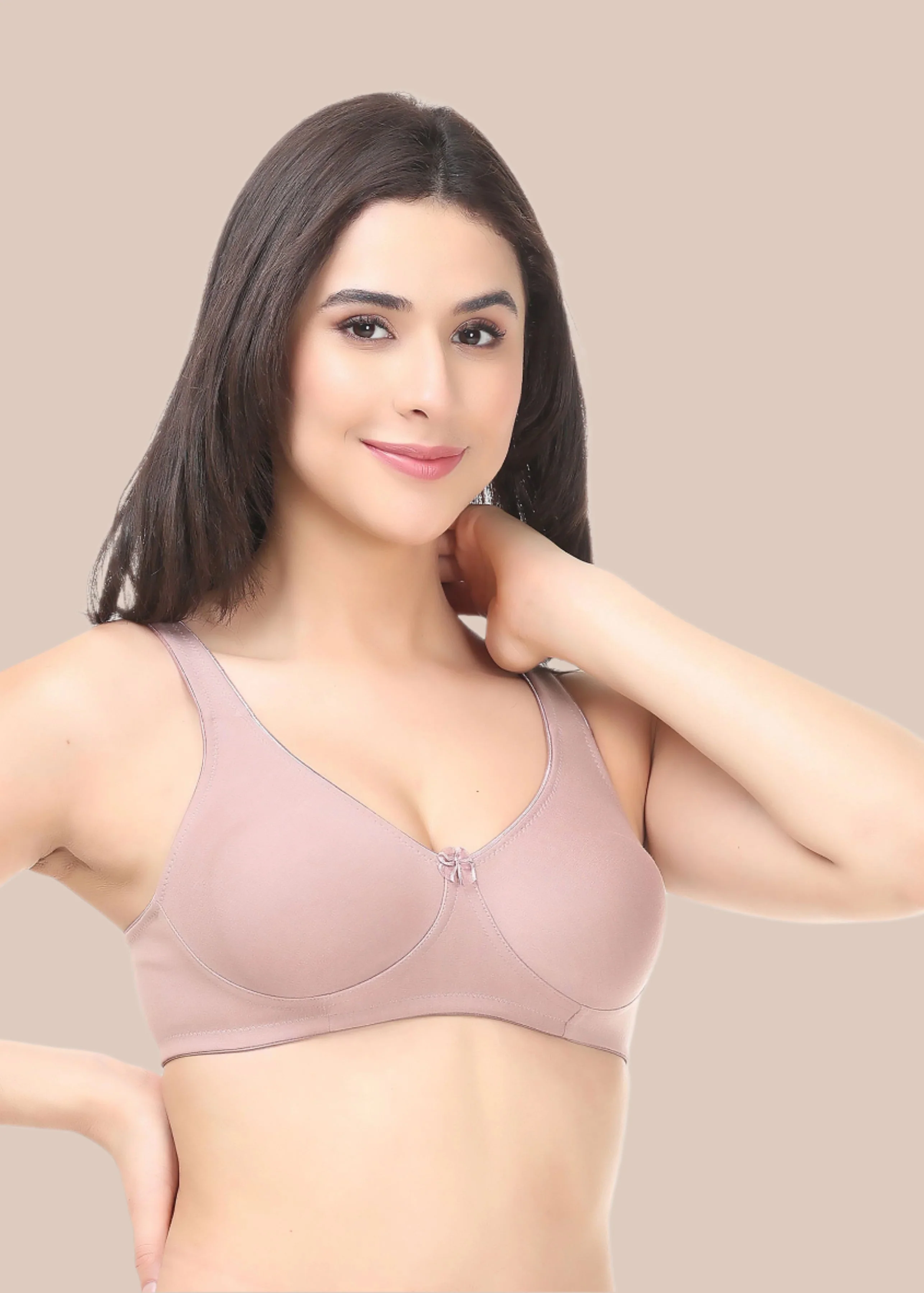 ZOE:Double Layered Moulded Bra - Image 2